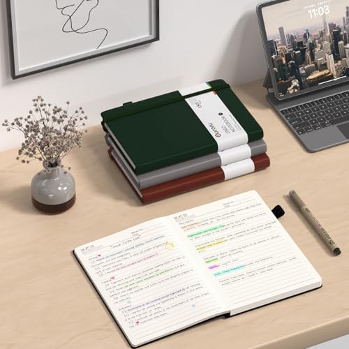 Oucaru Bulk 24 Pack A5 Lined Journal Notebook Set, 180 Pages 100 GSM Paper - Image 7