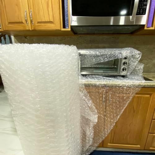 Bubble Cushioning Wrap Roll 48" Wide x 100 ft - Medium Bubbles 5/16", Clear - Image 4