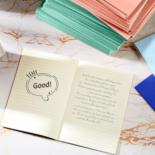 Mimorou 100 Pcs A5 Journals Notebooks Bulk,Bright Color,Lined - Image 5