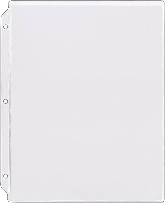 StoreSMART® - 8 1/2" x 11" Vinyl Plastic Sheet Protectors 100-Pack - Top Loading - VH876-100 by StoreSMART