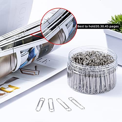 Colored Jumbo Paper Clips, 2 Inch (50 mm), 300pcs - Image 3