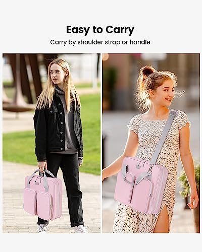 4 Inch Zipper Binder 3 Ring with Shoulder Strap,Tough/Multi-Pocket - Image 6
