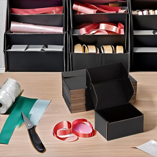 Black Shipping Boxes 6x4x3 Inches, 20 Pack - Image 4