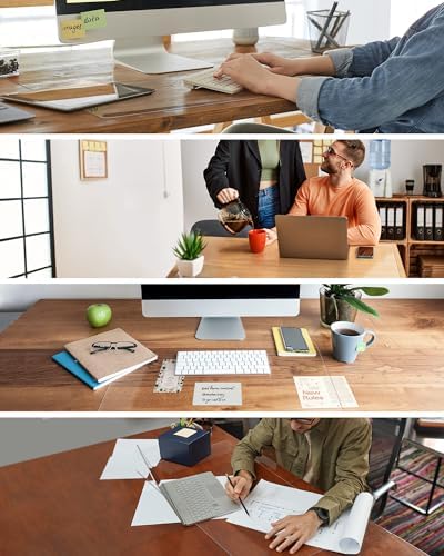 Oterri Clear Writing Desk Pad, 12’’x36” Heat Resistant Waterproof PVC Round Edge Durable Desk Protect Mat, Anti-Static Writing Mat Table Protector - Image 5