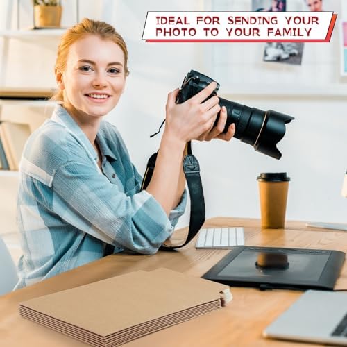 Fainne 250 Pieces 6x8 Rigid Photo Mailers, Cardboard Keep Flat - Image 6
