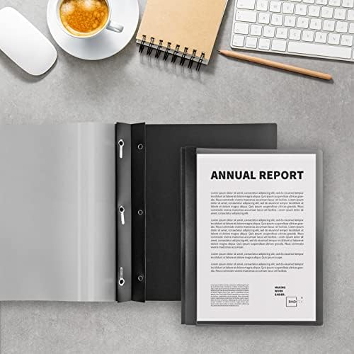 Heavy-Duty Report Covers with 3 Prongs, 100-Sheet Capacity, Assorted,30Pack - Image 7