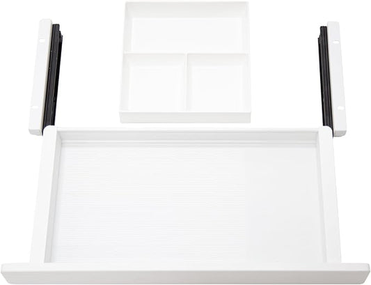 Under Desk Storage Drawer, 15.5Inch Shallow Under Desk Drawer Organizer by DERSITE