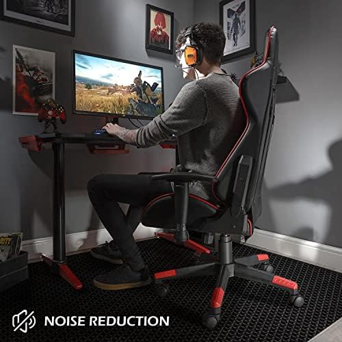 SALLOUS Chair Mat for Hard Floors, 47"x36" Office Chair Mat for Hardwood Floor, Multi-Purpose Hard Floor Protector Computer Desk Mat for Home Office, Non-Slip Vinyl Floor Mat for Gaming Chairs (Black) - Image 6