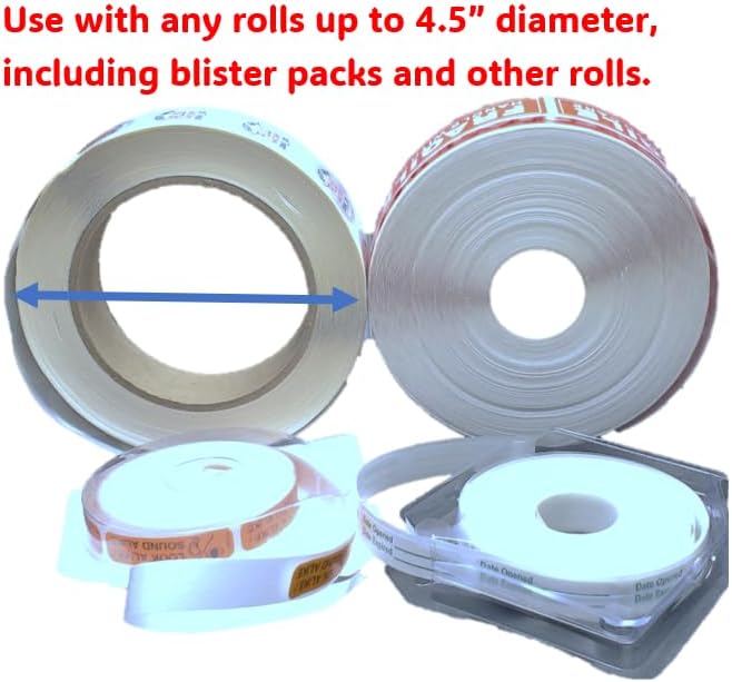 Adjustable Multi-Label Dispenser, Stack & Easy Peel Box (fit 5 to 10 Rolls), By Quality IZ - Image 8