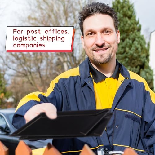 Fainne 200 Pcs 6 x 6'' Rigid Mailers 400 GSM Keep Flat Cardboard Mailers Shipping Cardboard Envelopes Disc DVD CD Envelopes with Self Adhesive Flap and Tear off Strip for Mailing Photo (Black) - Image 5