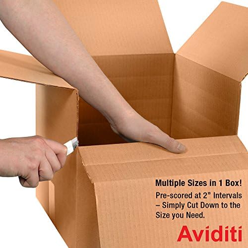 BOX USA Multi-Depth Shipping Boxes Medium 12"L x 9"W x 6"H 25-Pack - Corrugated Cardboard Box for Moving, Mailing, Packing, Packaging and Storage - Image 3
