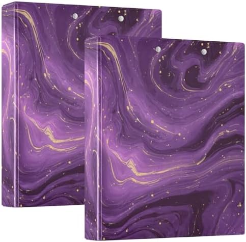 3 Ring Binder 1.5 Inch Clipboards Binders with Interior Pockets Round Ring Binder for Office Supplies and School by KICPOAY
