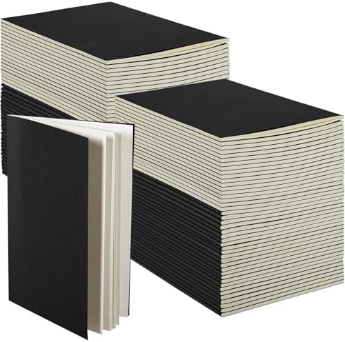 Mimorou 100 Pcs A5 Journals Notebooks Bulk,Black,Dot by Mimorou