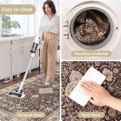 Office Chair Mat for Hardwood Floor, 60"x45" Easy Glide Computer Desk Mat Protector for Rolling Chair Under Desk Rug Nonslip Backing, Machine Wash, (Modern) - Image 6