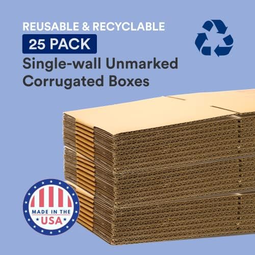BOX USA Shipping Boxes 16"L x 13"W x 10"H, 25-Pack Medium Corrugated Cardboard Boxes for Shipping, Mailing, Packing, Packaging and Storage - Image 3