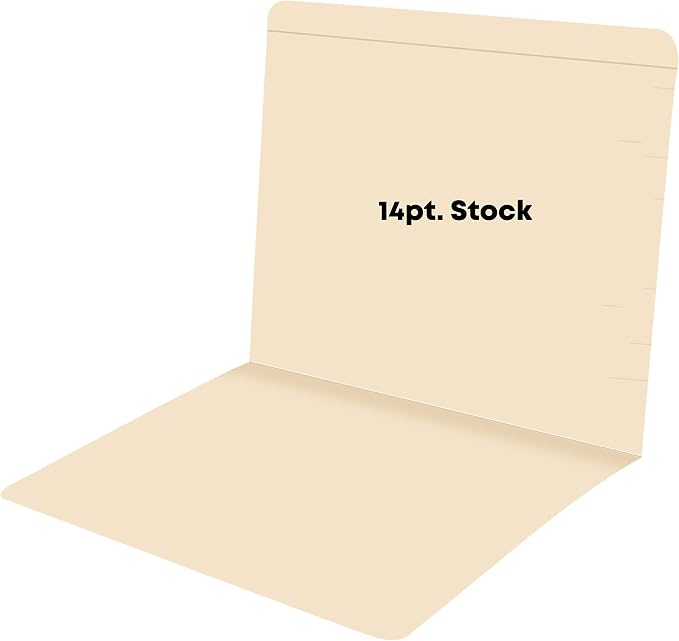 Top Tab Manila File Folders, Doctor Stuff, Reinforced Folder with Full Cut Top Tab, 14 pt, Letter Size, Manila, Carton of 250 - Image 4