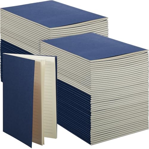 Mimorou 100 Pcs A5 Journals Notebooks Bulk,Navy Blue,Lined by Mimorou