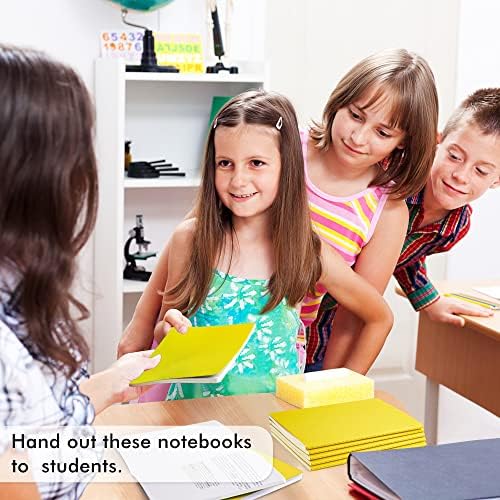 feela 36 Pack Soft Cover Journal Bulk, Lined Blank Travel Journal for Women Men Writing, Notebooks College Ruled for Work, Note Taking Notebook School Business Supplies, 8.2” x 5.5”, A5, Lemon Yellow - Image 7
