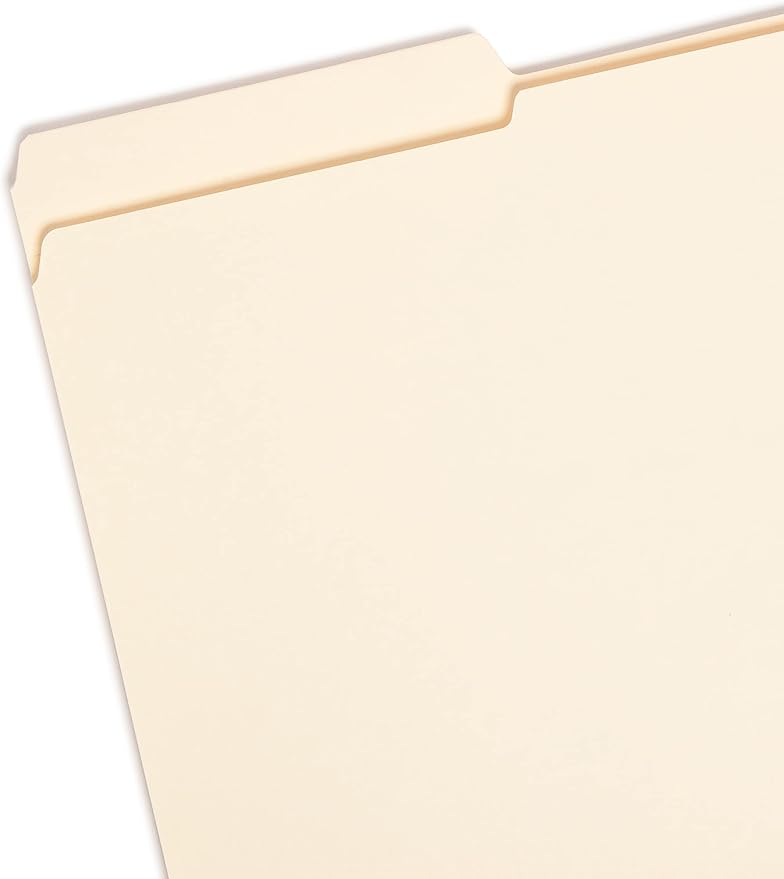 Smead File Folder, Reinforced 1/3-Cut Tab, Left Position, Legal Size, Manila, 100 per Box (15335) - Image 2