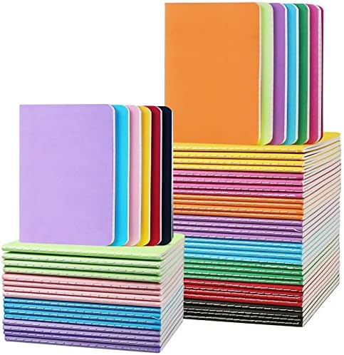 Gwybkq Small Notebook 60 Pack (30Sheets/60Pages) Pocket Notebooks Lined by Gwybkq