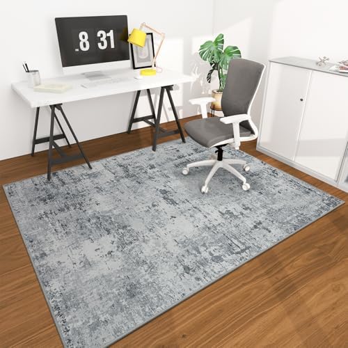 chakme Office Chair Mat for Hardwood Floor, 72"x48" Easy Glide Computer Desk Mat Protector for Rolling Chair Under Desk Rug Nonslip Backing, Machine Wash, (Boho) by CHAKME