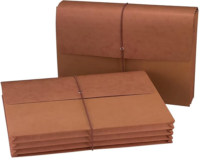Smead Redrope Expanding File Wallet, Flap and Cord Closure, 3-1/2" Expansion, Legal Size, 10 per Box (71007) (Pack of 1) by SMEAD