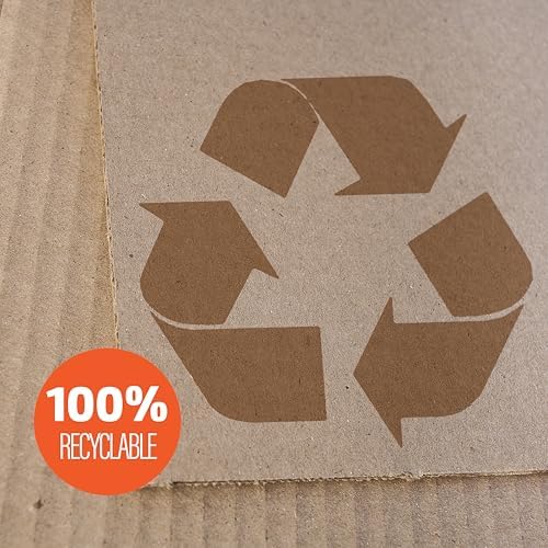 Flipside Products 32" x 40" Kraft Two Sided (C-Flute) Corrugated Project Sheets, Cardboard Sheets, Flat Packing Inserts, Crafts, Pads Packing, Brown, Pack of 25 - Image 6