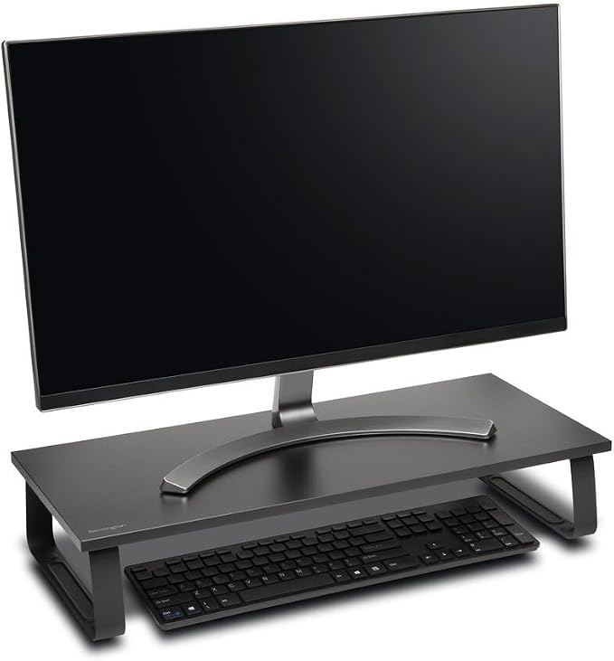 Kensington Extra Wide SmartFit Monitor Stand, Ergonomic Height Adjustable, for Monitors up to 32 Inches and MacBook M1/M2/M3/M4 (K55726WW) Black - Image 3