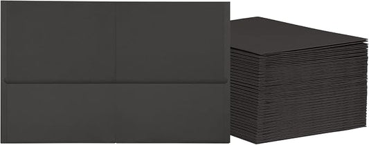 Oxford 2 Pocket Folders, Mega Box of 125, Textured Paper Folders, Black, Letter Size, Essentials for School & Teacher Supplies Lists (57542) by Oxford