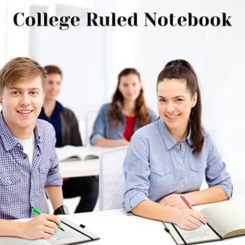 Laumoi 28 Pack PU Leather Lined Notebook Journal Bulk A5 Hardcover Notebook College Ruled 5.5 x 8.2 Inch Journal with Pen Holder for School Business Work Writing(Black,Simple) - Image 5