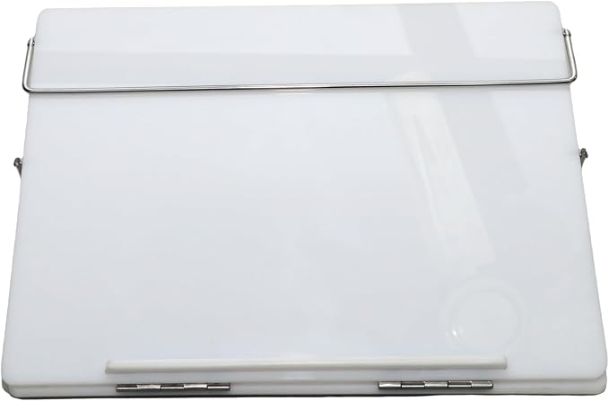 Writing Table TOP Elevator Desk with Height Adjustable (Milky White, 12 x 16 inch) - Image 6