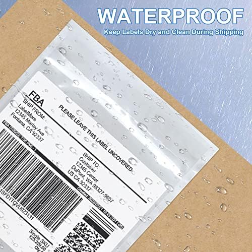 SJPACK Packing List Envelope 4.5x5.5 inches -100 Pieces in Transparent Adhesive File Bag For Shipping Labels And Invoices - Image 3
