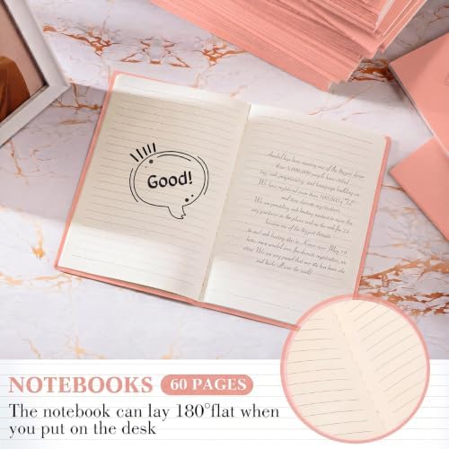 Mimorou 100 Pcs A5 Journals Notebooks Bulk,Flesh Pink,Lined - Image 5