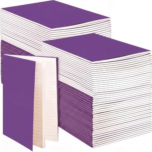 Mimorou 100 Pcs A5 Journals Notebooks Bulk,Purple,Lined by Mimorou