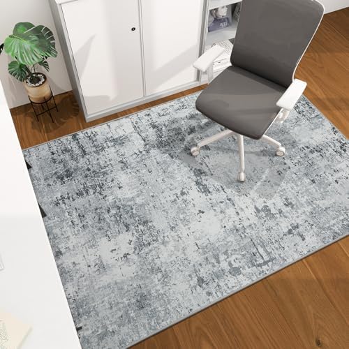chakme Office Chair Mat for Hardwood Floor, 60"x45" Easy Glide Computer Desk Mat Protector for Rolling Chair Under Desk Rug Nonslip Backing, Machine Wash, (Boho) by CHAKME