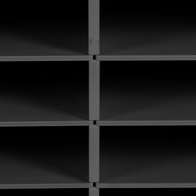 Literature Organizer 24 Slots Desk File Literature Sorter Mailbox Sorter Paper and Mail Organizer Desktop Paper Storage Holder for Home, Office 11.02lbs Each Slot Capacity (39.4*11.8*16.5in, Black) - Image 4