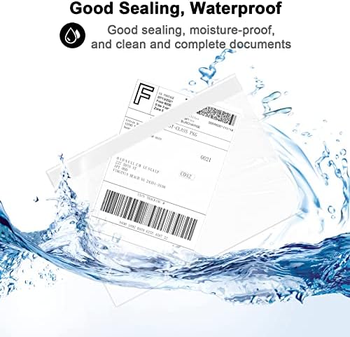 6" x 9" shipping label sleeves, 400Pcs Shipping Label Envelopes with Self-Adhesive Peel & Seal, Packing Slip Envelope Pouches for Invoices & Packaging - Image 6