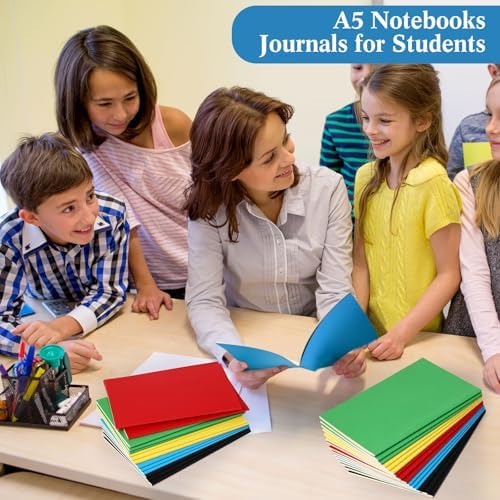 Mimorou 100 Pcs A5 Journals Notebooks Bulk,Multicolor,Lined - Image 6