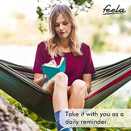 feela 15 Pack Pocket Small Notebooks Bulk, Mini Cute Notepads Hardcover College Ruled Lined Journals with Pen Holder for School Business Memos, with 15 Black Pens, 3.5”x 5.5”, A6, Emerald - Image 6