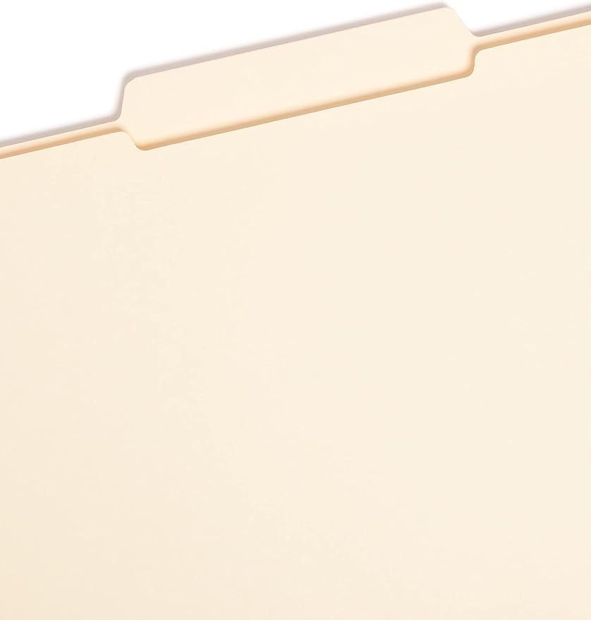 Smead File Folder, Reinforced 1/3-Cut Tab, Center Position, Legal Size, Manila, 100 per Box (15336) - Image 2
