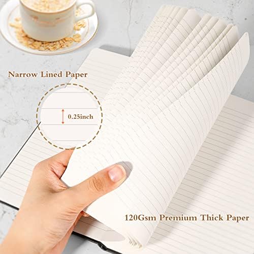 10 Pack Lined Notebook Journal, A5 Hardcover Pink Journals for Writing - Image 4