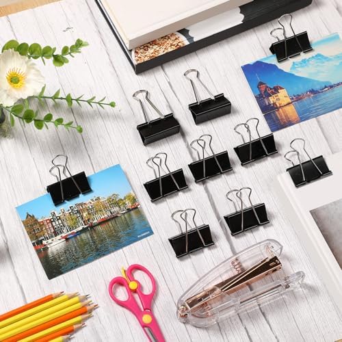 Jetec 200 Pcs Extra Large Binder Clips 2 Inch Binder Clips Bulk, Black - Image 5