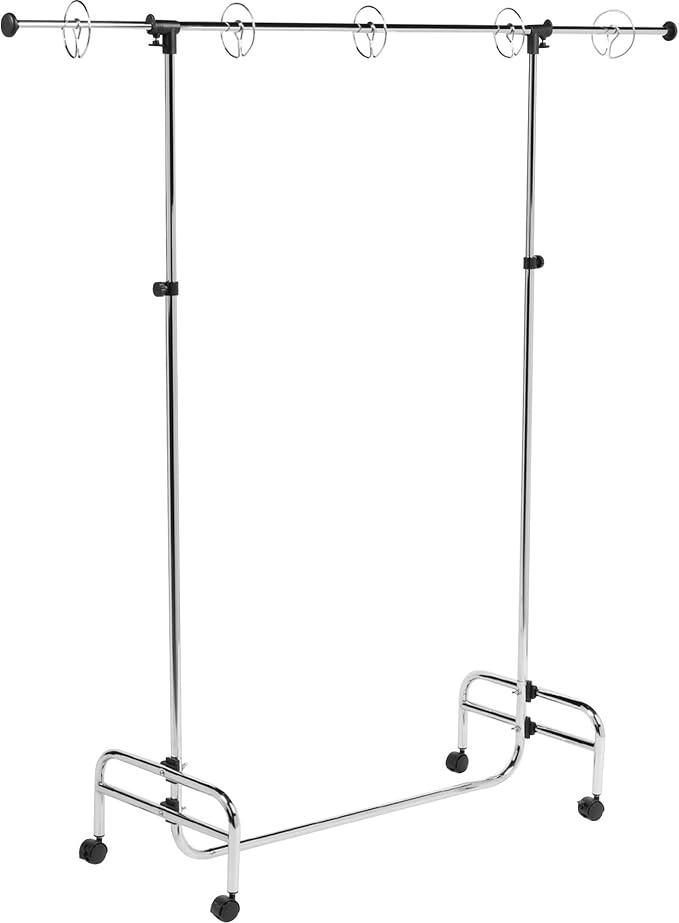 Pacon Adjustable Pocket Chart Stand, Metal, Locking Casters and Rings, Adjustable to 78", 1 Stand - Image 2