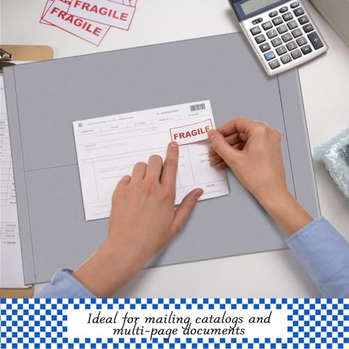 Motipuns 50 Pcs 14'' x 18'' Large Mailing Envelopes 32lb with Gummed Flaps - Image 5