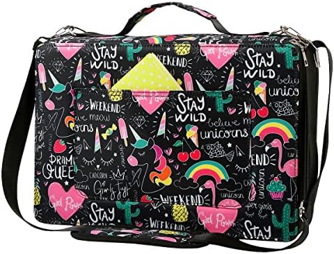600-Slot Colored Pencil Case, 5-Layer Zipper with Shoulder strap and Handle by Lbxgap
