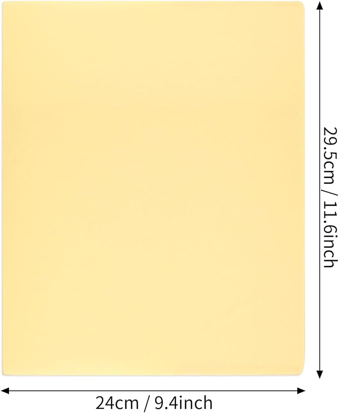 EOOUT 32pcs Plastic Folders with Pockets, Heavy Duty Pocket File Folders, 2 Pocket Folders with 2 Business Card Holder, 8 Colors, Letter Size, A4 Size, for Office School Filing Supplies - Image 3