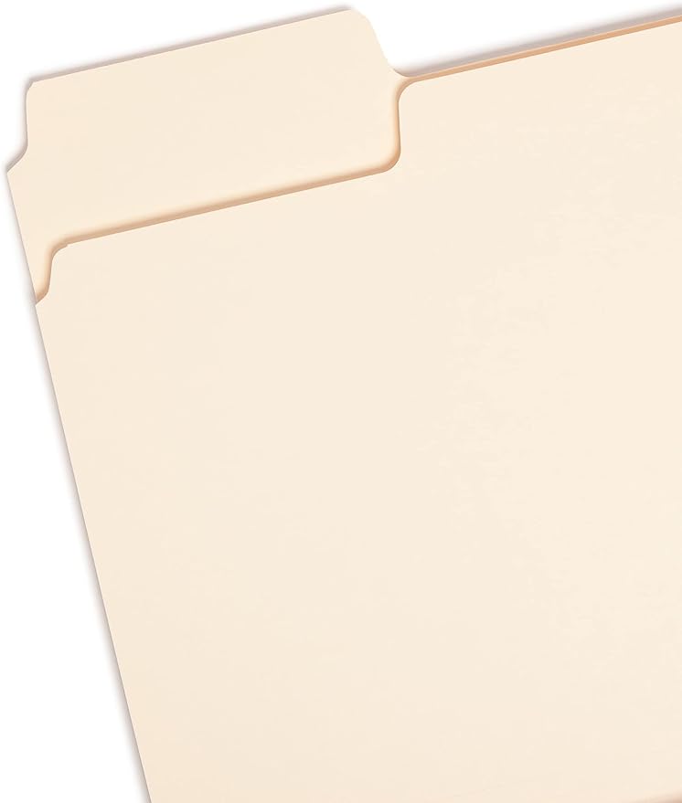 Smead SuperTab Heavyweight File Folder, Oversized 1/3-Cut Tab, Letter Size, Manila, 50 Per Box (10401) - Image 2