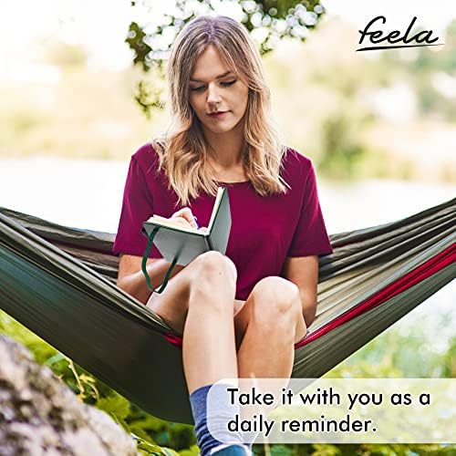 feela 15 Pack Pocket Small Notebooks Bulk, Mini Cute Notepads Hardcover College Ruled Lined Journals with Pen Holder for School Business Memos, with 15 Black Pens, 3.5”x 5.5”, A6, Dark Green - Image 6