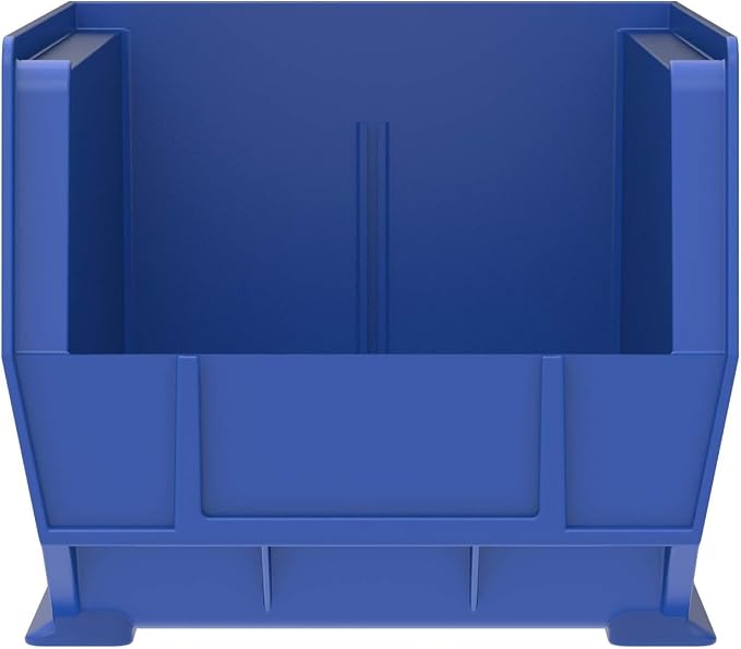 Akro-Mils 30240 AkroBins Plastic Storage Bins, 15"x8"x7", Blue, 12-Pack | Space-Saving Stackable Bins for Garage, Pantry, Craft Organization - Image 9