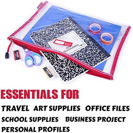 Rough Enough Plastic File Folder Clear Document Holder, Pouches for A4 - Image 3